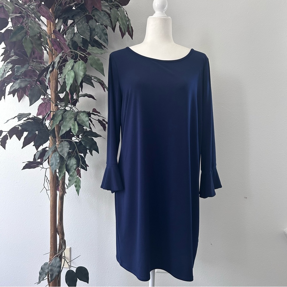 Laundry by Shelli Segal Women’s Flounce Sleeve Jersey Dress
#0012